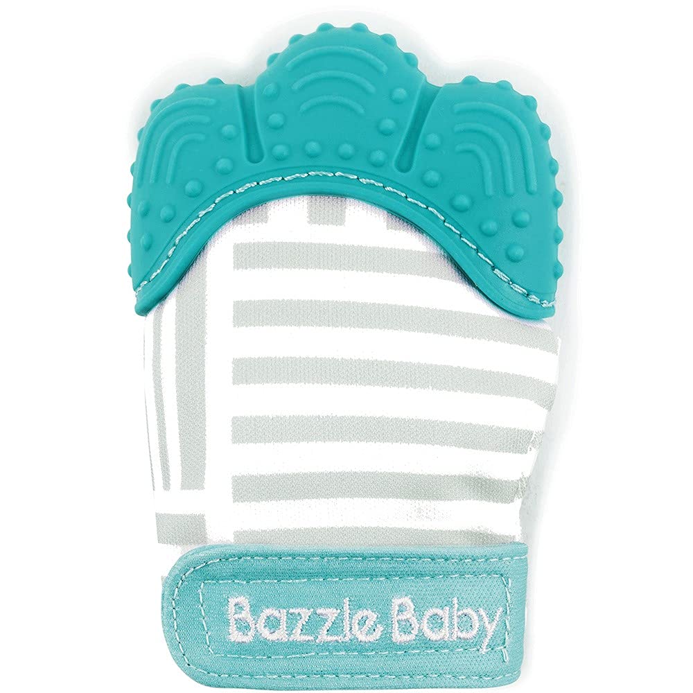 Bazzle Baby Silicone Teething Mittens