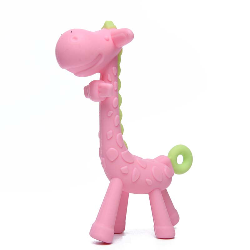 Giraffe Silicone Teether Toy for Babies