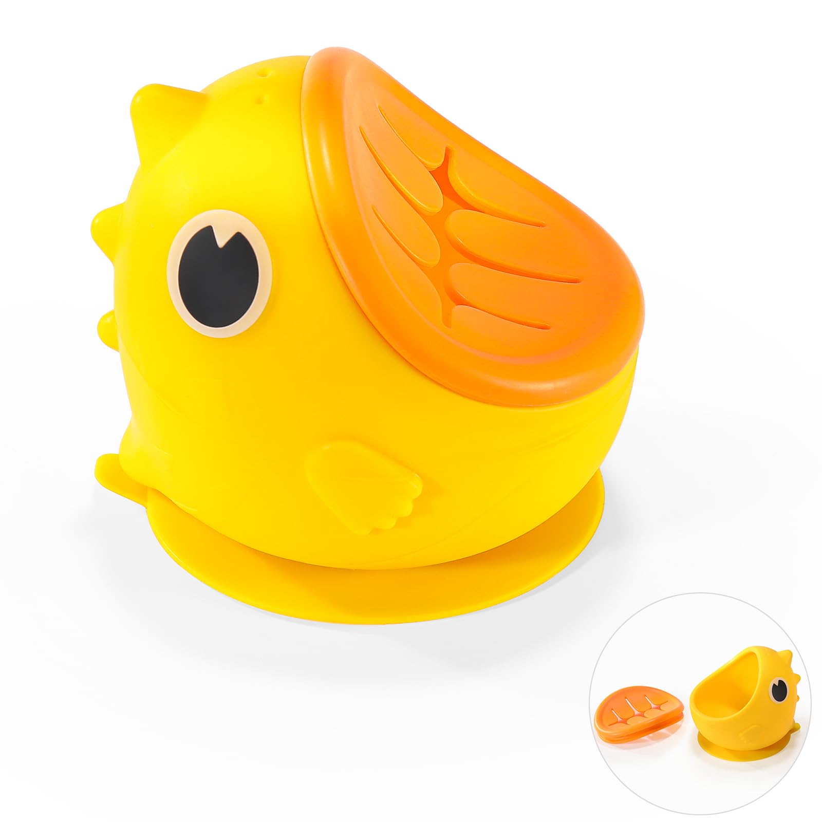 DIMBRAH Snack Bowl Silicone Baby Dinosaur